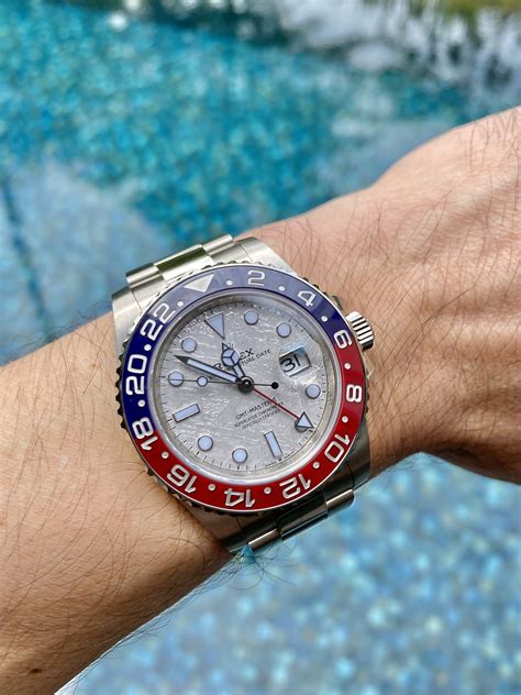 rolex gmt master 2 pepsi 2003|gmt master 2 pepsi meteorite.